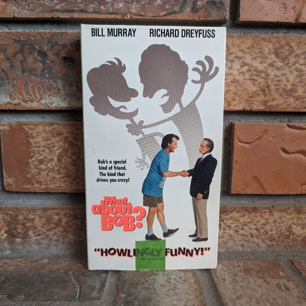 **4/$25 VHS** What About Bob? (VHS, 1991) Vintage - 90's - Retro - Good Used Con